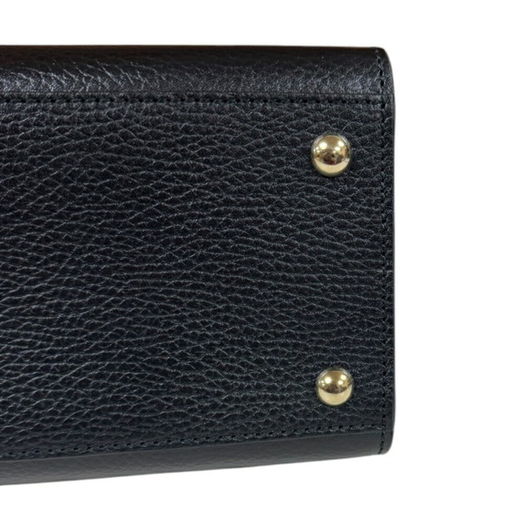 GUCCI Black Leather Shoulder Bag - Picture 8 of 8